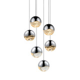Jeasat Circle 6 LED Large Pendant 3.75 Inch Tall and 11.75 Inch Wide - 181-BEL-492903