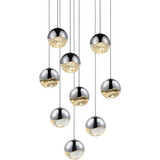 Jeasat Circle 9 LED Medium Pendant 3.25 Inch Tall and 13.25 Inch Wide - 181-BEL-492898