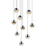 Jeasat Circle 9 LED Small Pendant 2.5 Inch Tall and 12.5 Inch Wide - 181-BEL-492897