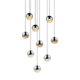 Jeasat Circle 9 LED Small Pendant 2.5 Inch Tall and 12.5 Inch Wide - 181-BEL-492897