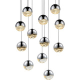 Jeasat Circle 12 LED Medium Pendant 3.25 Inch Tall and 16.25 Inch Wide - 181-BEL-492894