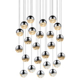 Jeasat Circle 24 LED Large Pendant 3.75 Inch Tall and 27 Inch Wide - 181-BEL-492891