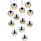 Jeasat Circle 12 LED Large Pendant 3.75 Inch Tall and 17 Inch Wide - 181-BEL-492895