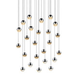 Jeasat Circle 24 LED Small Pendant 2.5 Inch Tall and 25.5 Inch Wide - 181-BEL-492889