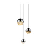 Jeasat Circle 3 LED Assorted Pendant 3.75 Inch Tall and 8.25 Inch Wide - 181-BEL-492908