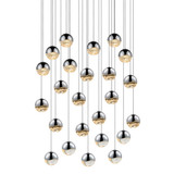 Jeasat Circle 24 LED Medium Pendant 3.25 Inch Tall and 26.25 Inch Wide - 181-BEL-492890
