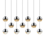 Jeasat Circle 11 LED Medium Pendant 3.25 Inch Tall and 37 Inch Wide - 181-BEL-492881
