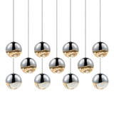 Jeasat Circle 11 LED Large Pendant 3.75 Inch Tall and 37.5 Inch Wide - 181-BEL-492882