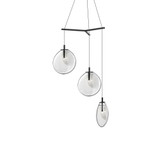 Doitn Court 3 LED Medium Pendant 14.75 Inch Tall and 33 Inch Wide - 181-BEL-1278001