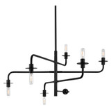 Cabri Drive 6 Light Pendant 15.75 Inch Tall and 40.25 Inch Wide - 181-BEL-1395806