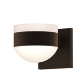 Sazei Court 2 LED White Cylinder and Dome Lens Wall Sconce 5 Inch - 181-BEL-1395825