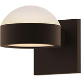 Sazei Court 2 LED Dome and Plate Lens Wall Sconce 5 Inch Wide - 181-BEL-1395820