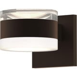 Sazei Court 2 LED Clear Cylinder and White Cylinder Lens Wall Sconce - 181-BEL-1395823