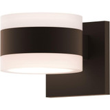 Sazei Court 2 LED White Cylinder Lenses Wall Sconce 5 Inch Wide - 181-BEL-1395827