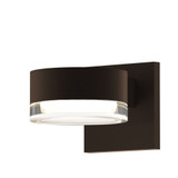 Sazei Court 2 LED Plate and Clear Cylinder Lens Wall Sconce 5 Inch - 181-BEL-1395830