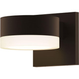 Sazei Court 1 LED Plate Cap and White Cylinder Wall Sconce 5 Inch - 181-BEL-1395815