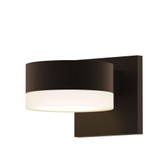 Sazei Court 1 LED Plate Cap and White Cylinder Wall Sconce 5 Inch - 181-BEL-1395815