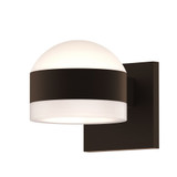 Sazei Court 2 LED Dome and White Cylinder Lens Wall Sconce 5 Inch - 181-BEL-1395819