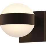 Sazei Court 2 LED Dome Lenses Wall Sconce 5 Inch Tall and 5 Inch Wide - 181-BEL-1395817