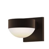 Sazei Court 2 LED Plate and Dome Lens Wall Sconce 5 Inch Wide - 181-BEL-1395829