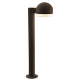 Sazei Court 1 LED Dome Cap and White Cylinder Bollard 23.75 Inch Tall - 181-BEL-1395843