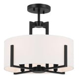 Malen 4 Light 15.5 Inch Wide Semi Flush Mount by Kichler - 52591