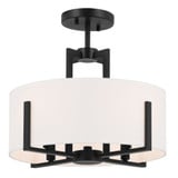 Malen 4 Light 15.5 Inch Wide Semi Flush Mount by Kichler - 52591