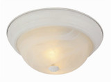 2 Light 13 Inch Wide Marble Flush Mount - 61-BEL-185940