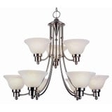 9 Light Large 2 Tier Chandelier - 61-BEL-186756
