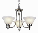 3 Light Small Chandelier - 61-BEL-186758