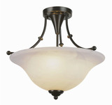 3 Light 18 Inch Wide Semi Flush Mount - 61-BEL-186761
