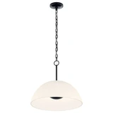 Mikale 25W 1 LED Pendant 16.5 Inch Tall by Kichler - 52828