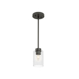 Hartland 1 Light Mini Jar Pendant by Hunter Fans - 19012
