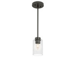 Hartland 1 Light Mini Jar Pendant by Hunter Fans - 19012
