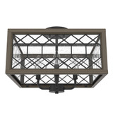 Chevron 4 Light 16 Inch Wide Semi Flush Mount by Hunter Fans - CH4_1937_SF