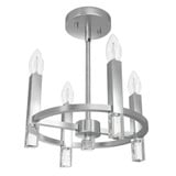 Sunjai 4 Light 12.25 Inch Wide Semi Flush Mount by Hunter Fans - 1952_4