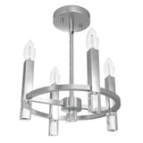 Sunjai 4 Light 12.25 Inch Wide Semi Flush Mount by Hunter Fans - 1952_4