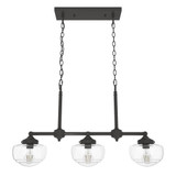 Saddle Creek 3 Light Large Linear Chandelier by Hunter SC3194LC - SC3_194_LC