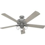 Crestfield 5 Blade Ceiling Fan with Light Kit 60 Inches Wide by Hunter Fans - 51097