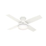 Dempsey 44 Inches Low Profile Ceiling Fan with LED Light Kit by Hunter Fans - 1000949