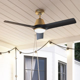 Aeronaut 3 Blade Ceiling Fan with Light Kit 12.79 X 52 Inch by Hunter Fans - 50044_p