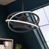Cirro 30W 1 LED Fandelier 16.93 Inch Tall and 20 Inch Wide by Hunter Fans - 50300_p