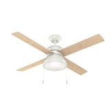 Loki 52 Inch Ceiling Fan with LED Light Kit and Pull Chain by Hunter Fans - 1000768