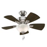 Watson 34 Inch Ceiling Fan with LED Light Kit and Pull Chain by Hunter Fans - 1000242