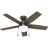 Anisten 5 Blade Ceiling Fan with Light Kit 13 X 44 Inch Wide by Hunter Fans - 52490_p