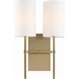Veronica 2 Light Candle Style Wall Sconce by Crystorama - VER-242