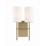 Veronica 2 Light Candle Style Wall Sconce by Crystorama - VER-242