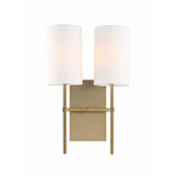 Veronica 2 Light Candle Style Wall Sconce by Crystorama - VER-242