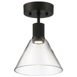 Risir Avenue 9W 1 LED 8 Inch Tall Semi Flush Mount - 4-BEL-1265455