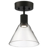 Risir Avenue 9W 1 LED 8 Inch Tall Semi Flush Mount - 4-BEL-1265455
